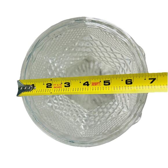 Vintage Wexford Cookie Jar Anchor Hocking 7" x 7" #602 Read Vase Pot Planter - Picture 8 of 10